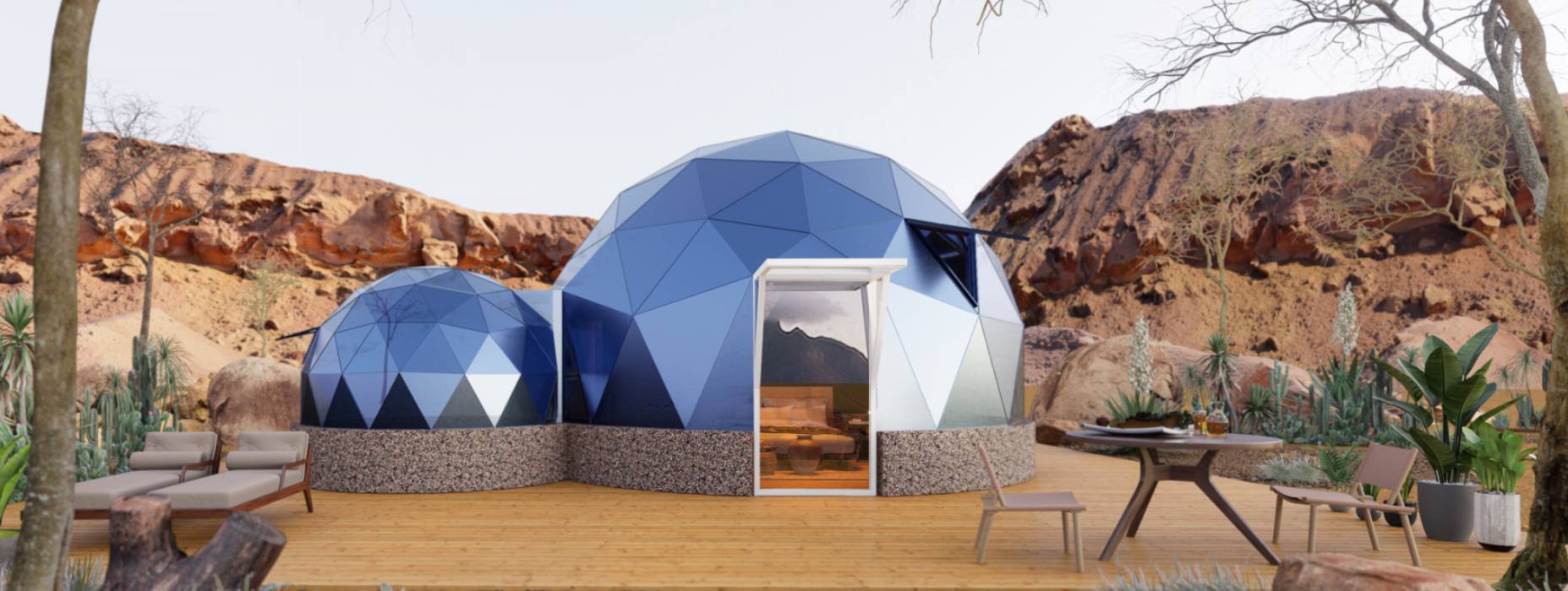 八宿县球形智能光伏玻璃星空房